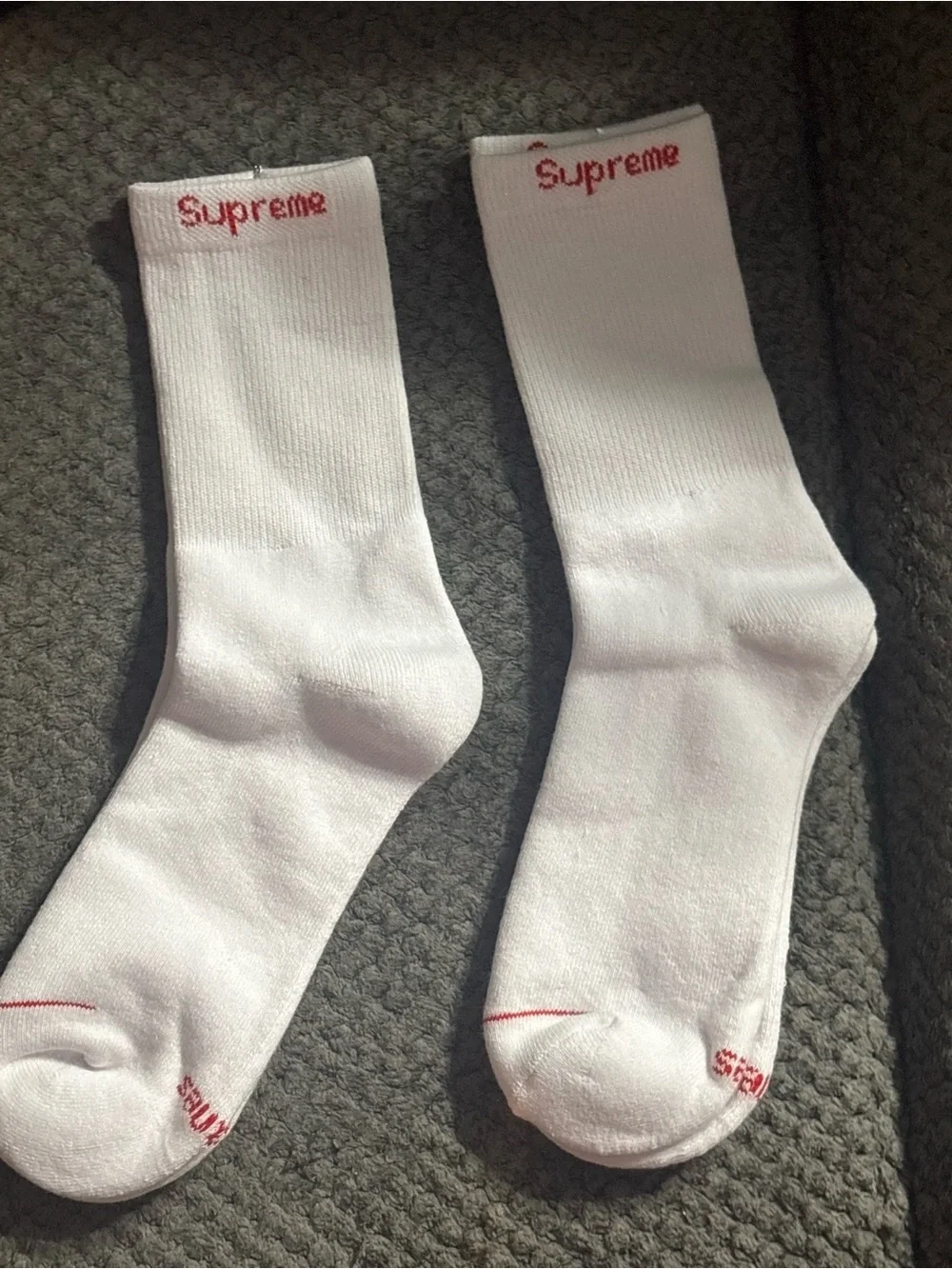 White Crew Socks - 3 Pairs